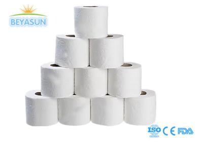 China Strong Absorbent Toilet Paper 10 Rolls/Bag Plees Paper Tissue Without Flavor Toilet Paper Roll for sale