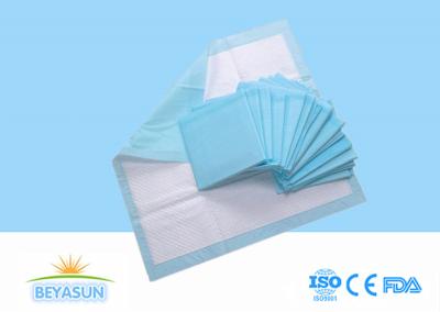 China Blue Disposable Bed Underpads Incontinence 60x90cm With Wood Pulp And SAP for sale