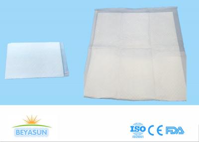 중국 건강 관리, 60*45cm 크기를 위해 비 유독한 성숙한 처분할 수 있는 침대 패드 반대로 알레르기성 판매용