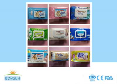 China Sanitary Disposable Wet Wipes For Adults , Natural Personal Wipes Flushable for sale