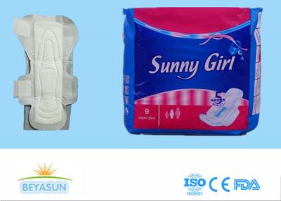China Ebossed Ladies Sanitary Napkins , Women'S Hygiene Pads Mesh Surface for sale