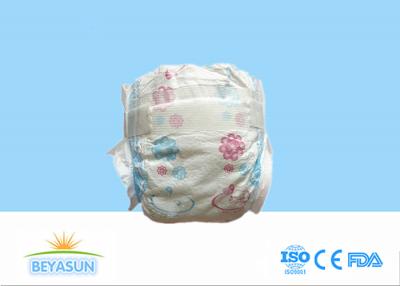China High Absorbency Printed Infant Baby Diapers With Nonwoven Cottony Surface for sale