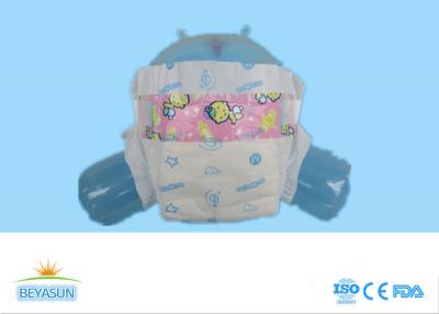 China Breathable Safest Custom Baby Diapers Chemical Free With Magic Tape for sale