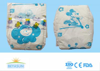 China Leakage Proof Infant Baby Diapers Plain Non Woven Newborn Diapers for sale