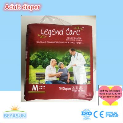 China Soft Care Non Woven Fabric Patient Adult Disposable Diapers For Bangladesh Market for sale