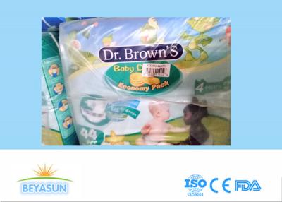China Chemical Free Non Toxic Healthy Dr Brown Infant Baby Diapers , Cotton Backsheet for sale