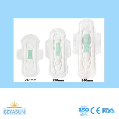 China Napkin Care Negative Ion Sanitary Pads For Ladies Period With Good Absorption Soft Touch for sale