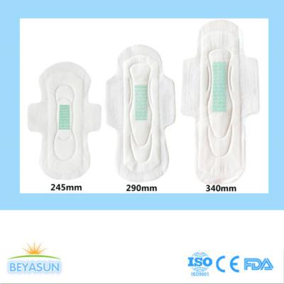 中国 Stayfreeの青チップの女性パンティーの草の女性生理用ナプキン、生物生理用ナプキン 販売のため