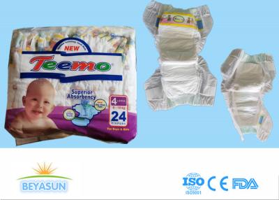 China Magic Tape Infant Baby Diapers / Disposable Baby Nappies With OEM Service for sale