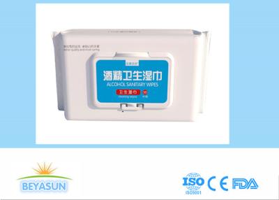 China OEM Packed Disposable Wet Wipes , Baby Safe Disinfectant Wipes 75% Isopropyl Alcohol for sale