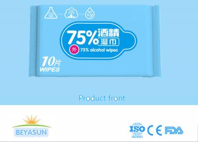 China OEM Antiseptic Medical Alcohol Cleaning Wipes Disinfecting Wipes 75% Alcohol for sale