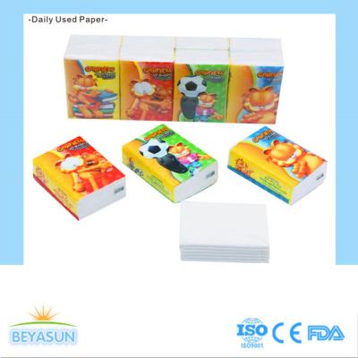 China 3 Ply 14GSM Pocket Pack Facial Tissue for Travel for sale