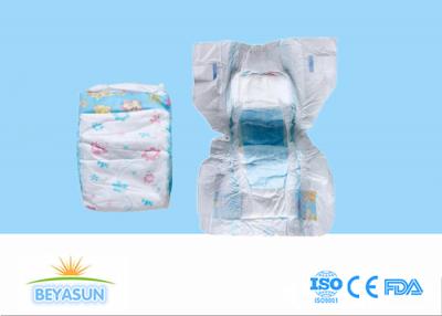 China Chlorine Free Elastic Waistband Disposable Baby Diapers for sale