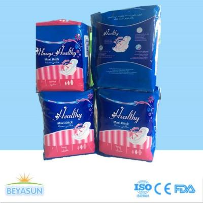 China Breathable PE Backsheet Ladies Sanitary Napkins Soft Breathable Non-Woven for sale
