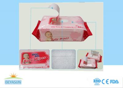 中国 OEM Spunlace Disposable Wet Wipes For Baby Cleaning 販売のため