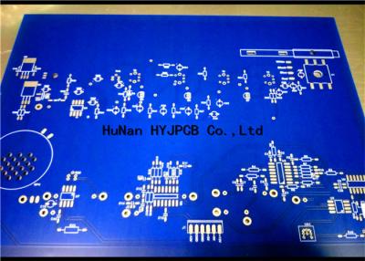 China Speacker Display Power Double Sided Pcb Manufacturers Blue Solder Mask for sale