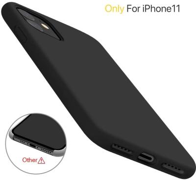 China Caixa líquida do silicone do iPhone 11 tampa completa de borracha da proteção do corpo do gel de 6,1 polegadas à venda