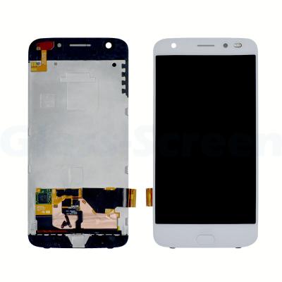 Chine Affichage blanc d'affichage à cristaux liquides d'écran tactile pour l'Assemblée de convertisseur analogique-numérique de force de Motorola Moto Z2 à vendre