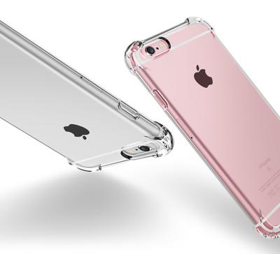 China Tampas protetoras do telefone celular macio à prova de choque transparente para o iPhone 7 mais 6 6S 8 mais SE20 à venda