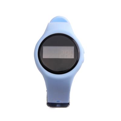 China OEM ODM Smart Digital Fitness Tracker Silikon Gurt Digital Uhr Schritt Tracker zu verkaufen