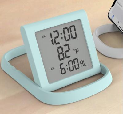 China Relógio de alarme digital de plástico personalizado com alarme de nascer do sol moderno à venda