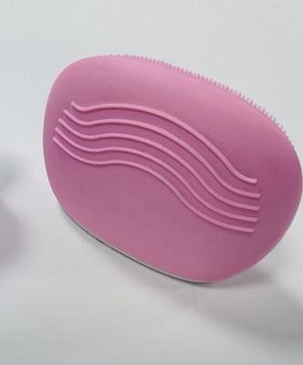 China Instrumento de limpeza facial de mão suave Esfregão facial de silicone Limpeza profunda à venda