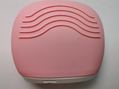 Cina Rowgee rosa silicone esfoliante spazzola per il viso per uso domestico attrezzature di bellezza in vendita