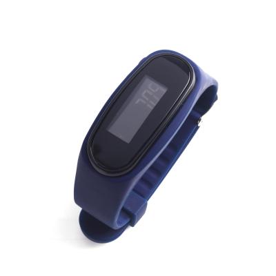 China FCC Compliant Fitness Pedometer Watch Colorful Silicone Bracelet for sale