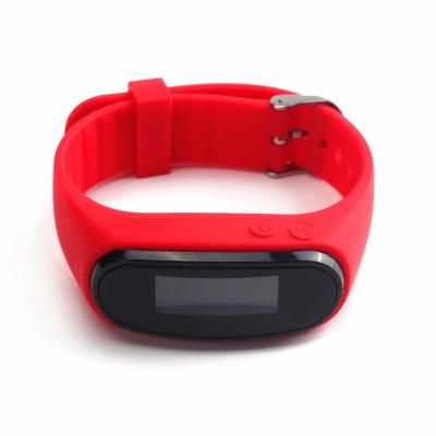 China OEM Smart Fitness Pedometer Watch Burned Calories And Distances With Time Display for sale