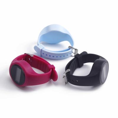 China EMC ROHS Reach Certified Slim Pedometer Bracelet  Distance Up To 1999.99Km/1263.99Miles for sale