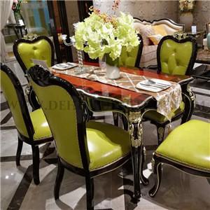 China European Dining Table,modern minimalist coffee table,European Pure Hand Wood Carving Dining Table for sale
