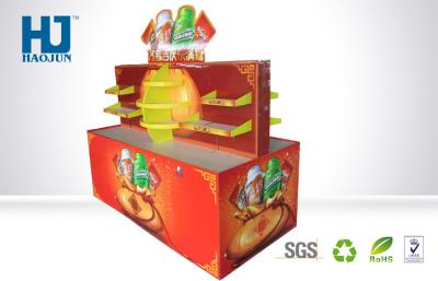 China Xylitol Chewing Gum Corrugated Paper carton Dump Bin stand Displays for Chain Store for sale