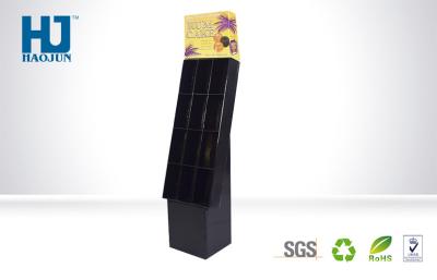 China Sidekick Grid Pos Cardboard Display Stands , Cardboard Magazine Display Stands for sale