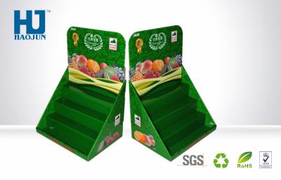 China Custom Design Cardboard Counter Display Boxes for Jam , Retail Merchandising unit for sale