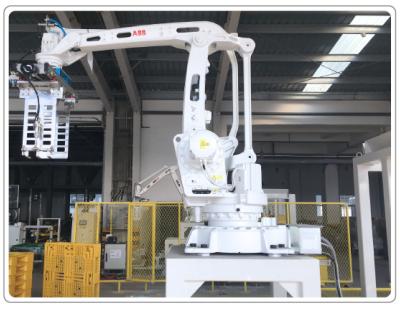 China Automatic Case Palletizer Machine Robot System 3.67KW for sale