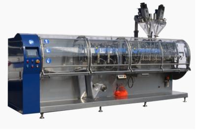China 5-200g fully Automatic Horizontal Packaging Machinery 60pouches min for sale