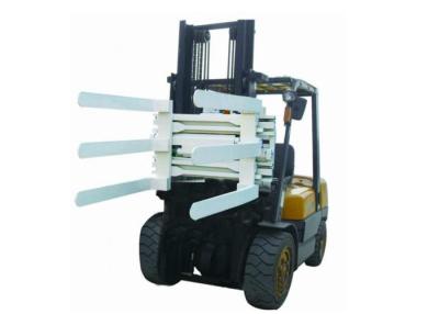 China 1600kg Forklift Clamp Attachment Turnaload 45x125x1220mm Forks for sale