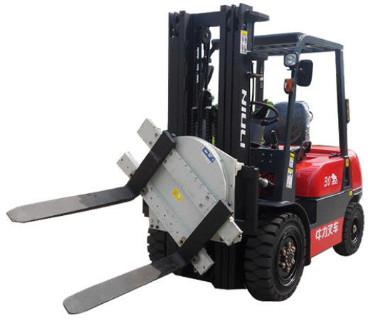 China 3500kg 3000kg Forklift Rotator Attachment With Hydraulic Bin Retainer 360° for sale