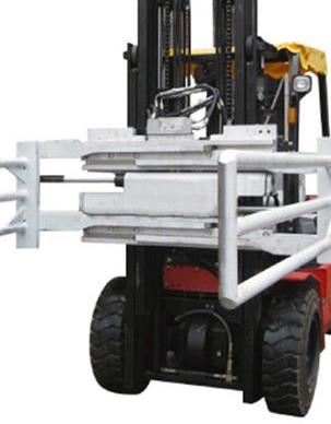 China 1T 1.5t Fork Truck Clamp Attachments For Rubber Foam for sale