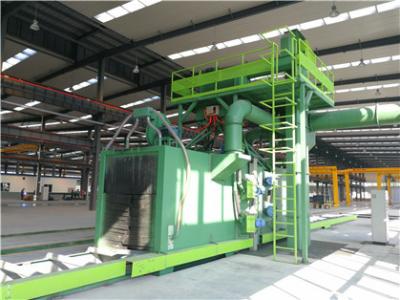 China Steel Beam Cleaning 3m/Min Shot Blasting Machine CE Certification for sale