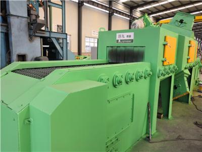 China Through Type Conveyor Shot Blasting Machine Sheet Metal Parts for sale