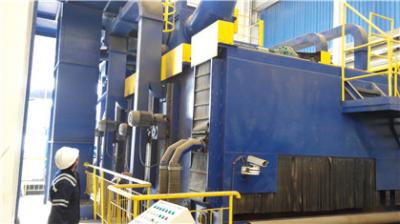 Chine Nettoyage de plaque d'acier de machine de grenaillage de plaque d'acier du traitement préparatoire ISO9001 à vendre