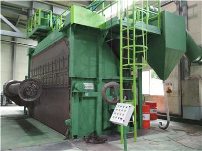 China 15 Tons Per Hour Wire Rod Shot Blasting Machine Surface Oxide Scale Removal for sale
