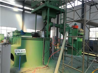 China Automated Turntable Shot Blasting Machine Surface Cleaning And Strengthening for sale