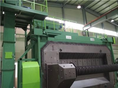China Sa.2.5 Wire Bar Billet Descaling Machine For Cleaning The Round Wire for sale