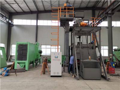 Китай 5T/Hr стальной Crawler Tumblast снял водопроводный кран пескоструйного оборудования латунный продается