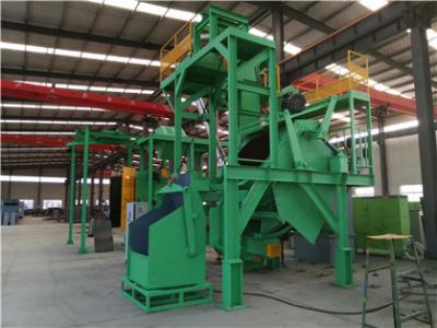 China Blast Wheel 1200kg/drum Drum Auto Blasting Machine Forgings Surface Cleaning for sale