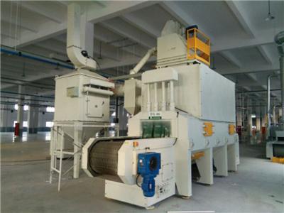 China remoção da oxidação e de escala da máquina de sopro do tiro da roda da liga 4m/min de alumínio à venda