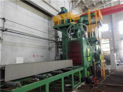 China I Beam Cleaning Shot Blasting Equipment 120kw For Steel Profile for sale