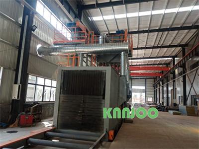 China Roller Conveyer Shot Blasting Machine For Clean Sheet Metal And Profile for sale